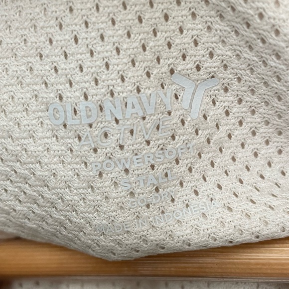 Old Navy - Small Tall Powersoft Zip Up Jacket in bone (LIKE NEW) - Picture 2 of 3